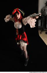 DARINA PIRATE STANDING POSE WITH GUNS